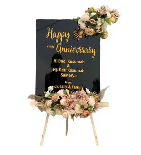 Papan Bunga Akrilik Sumur Batu