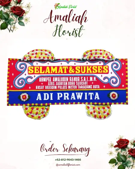 Papan Bunga Ucapan Selamat Sumur Batu
